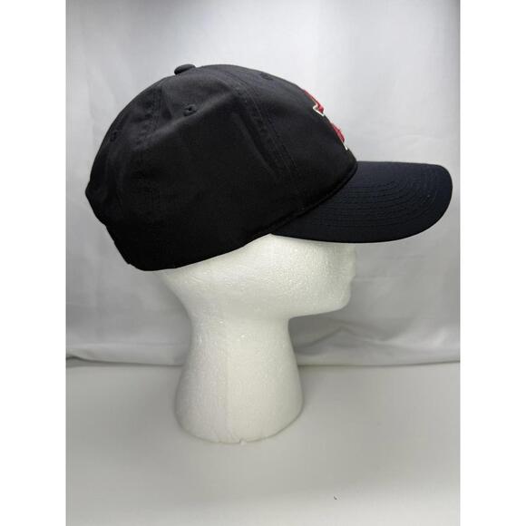 Houston Astros Hat Cap Strap Back Mens S/M‎ Black Red MLB Baseball Star Logo - Picture 2 of 9